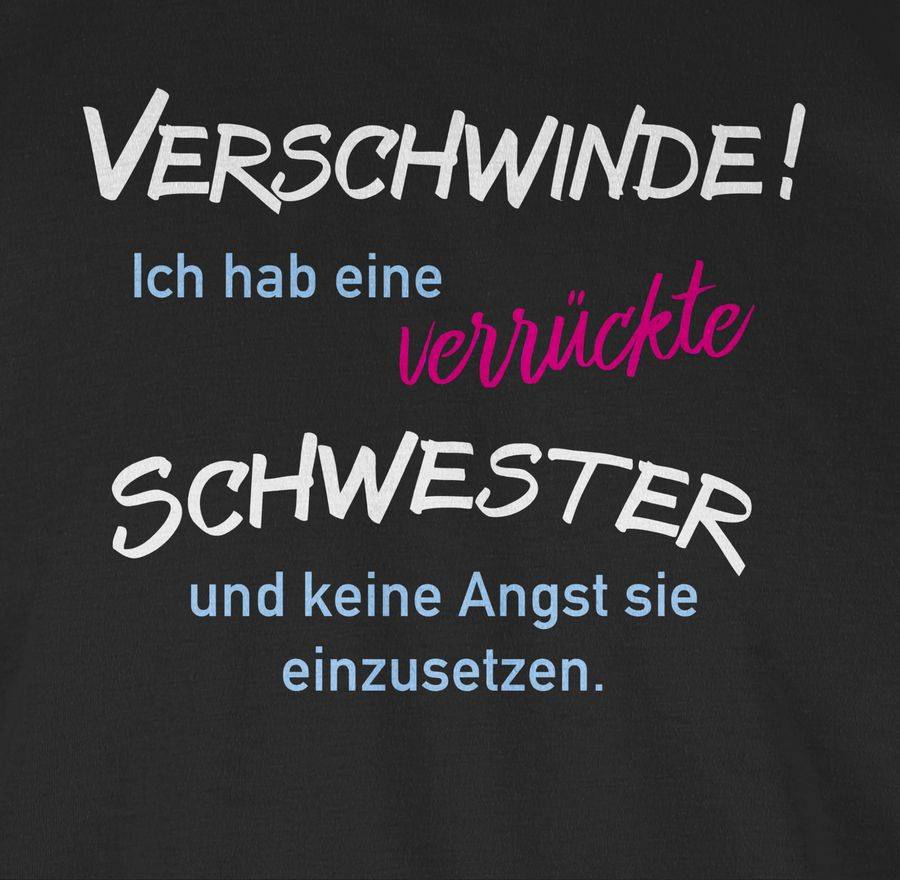 Shirtracer Ich Hab Eine Verrückte Schwester: T-Shirt Gym Bag Shirtracer