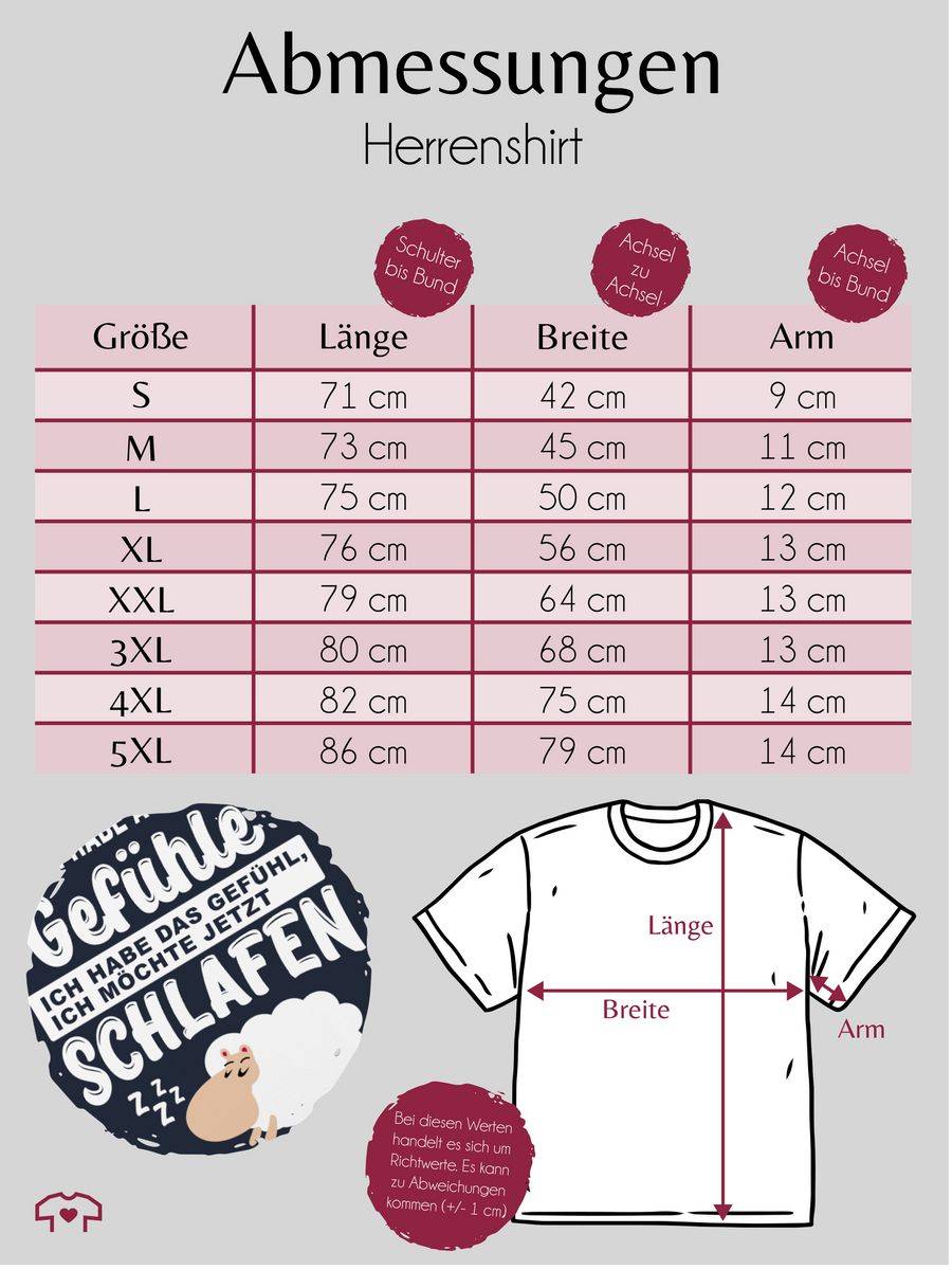 Shirtracer Ich Habe Auch Gefühle Ich Habe Das Gefühl Ich Möchte Jetzt Schlafen Shirts & M Shirtracer