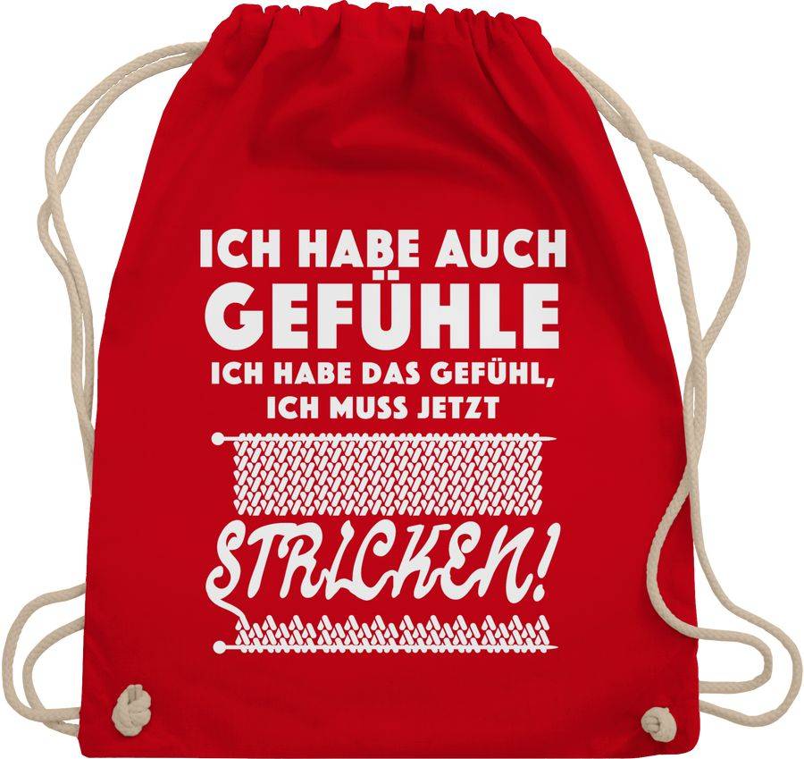 Shirtracer Ich habe auch Gefühle. Ich habe das Gefühl, ich muss jetzt stricken!: Tshirt Gym Shirtracer