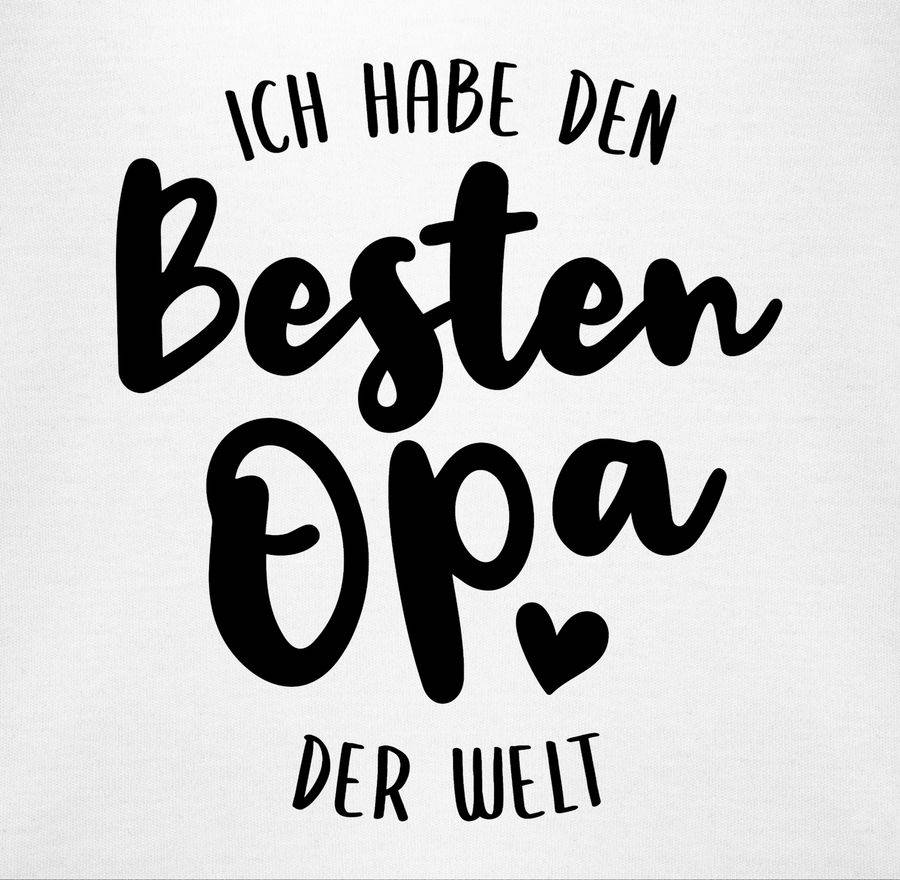 Shirtracer Ich Habe Den Besten Opa Der Welt Schwarz Shirts & Mehr Shirtracer
