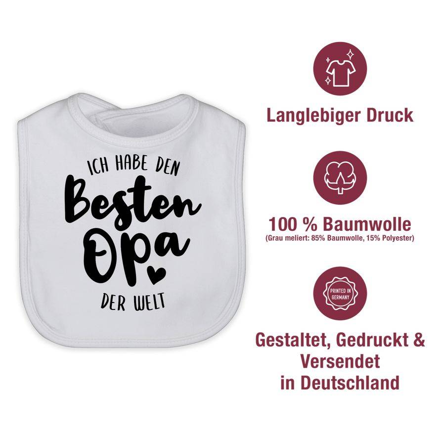 Shirtracer Ich Habe Den Besten Opa Der Welt Schwarz Shirts & Mehr Shirtracer