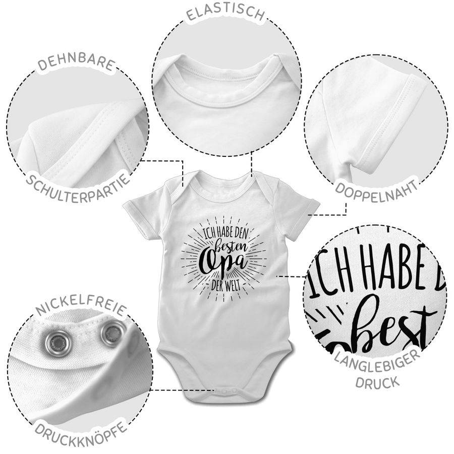 Shirtracer Ich Habe Den Besten Opa Der Welt: T-Shirt Turnbeutel Shirtracer