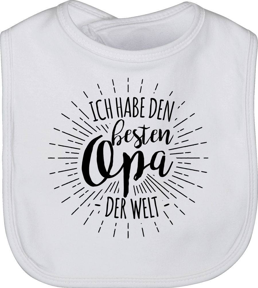 Shirtracer Ich habe den besten Opa der Welt: T-Shirt Turnbeutel Shirtracer