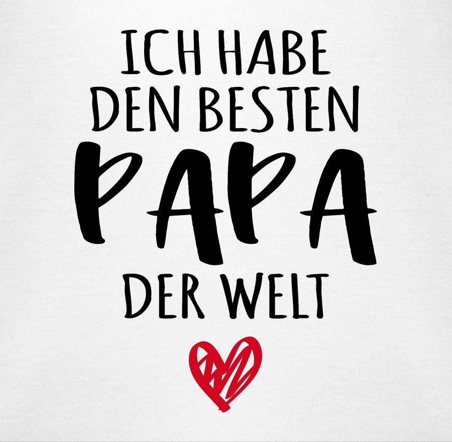 Shirtracer Ich Habe Den Besten Papa Der Welt - Bester Papa Ist Der Beste: T-Shirt Turnbeute Shirtracer