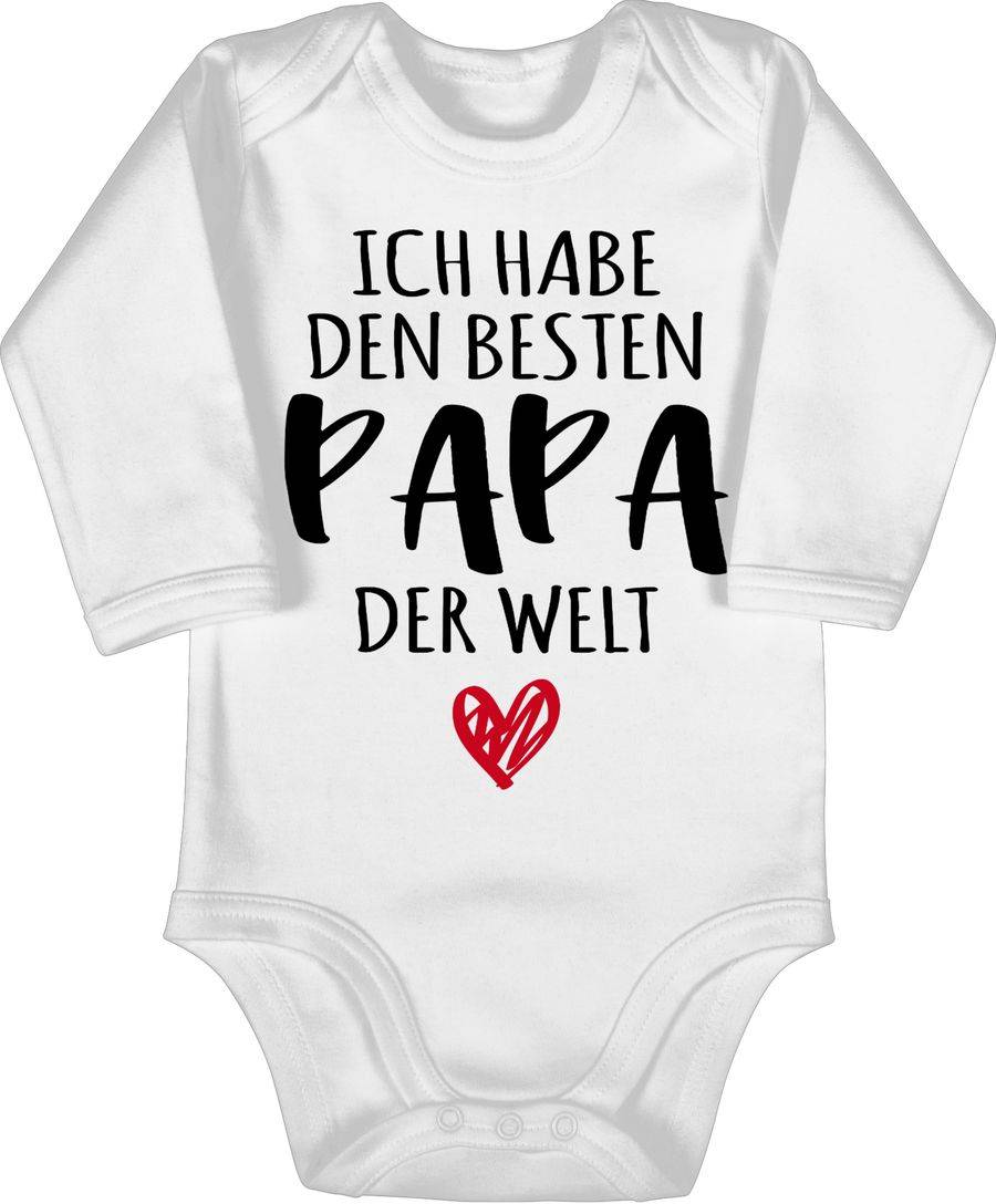 Shirtracer Ich habe den besten Papa der Welt - Bester Papa ist der Beste: T-Shirt Turnbeute Shirtracer