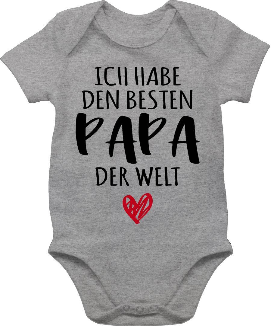Shirtracer Ich habe den besten Papa der Welt - Bester Papa ist der Beste: T-Shirt Turnbeute Shirtracer