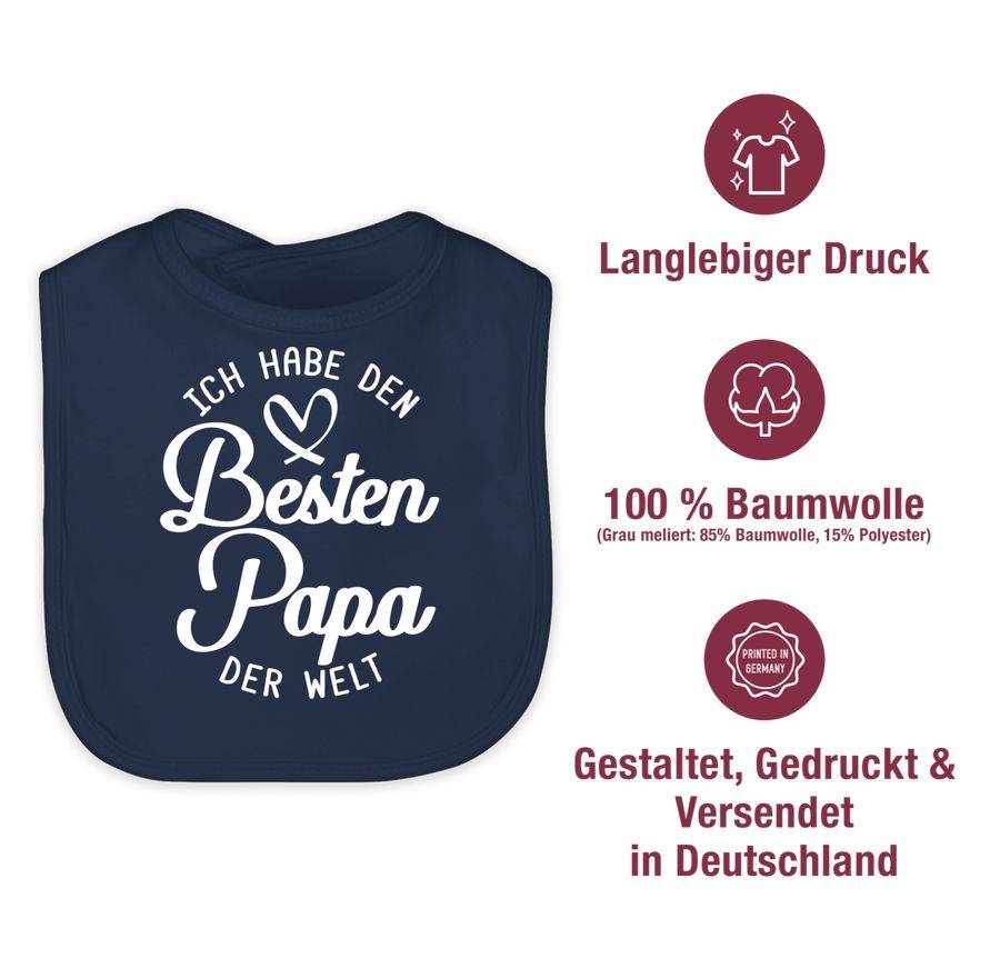 Shirtracer Ich Habe Den Besten Papa Der Welt: T-Shirt Turnbeutel Shirtracer