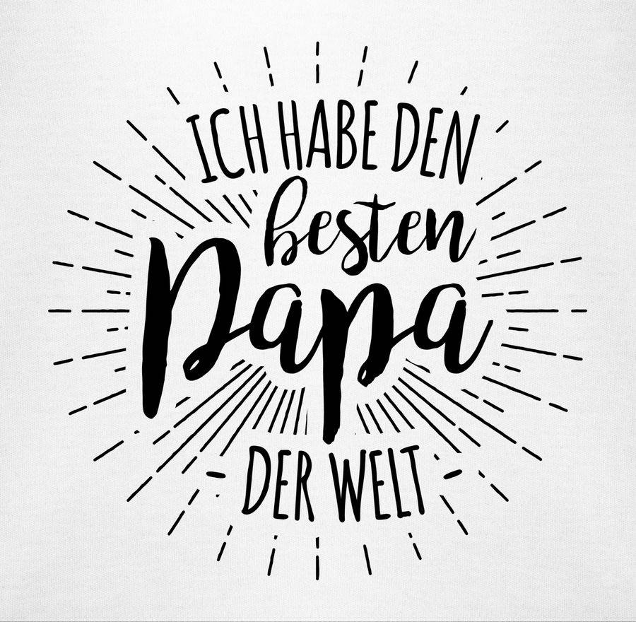 Shirtracer Ich Habe Den Besten Papa Der Welt: Tshirt Rucksack Shirtracer