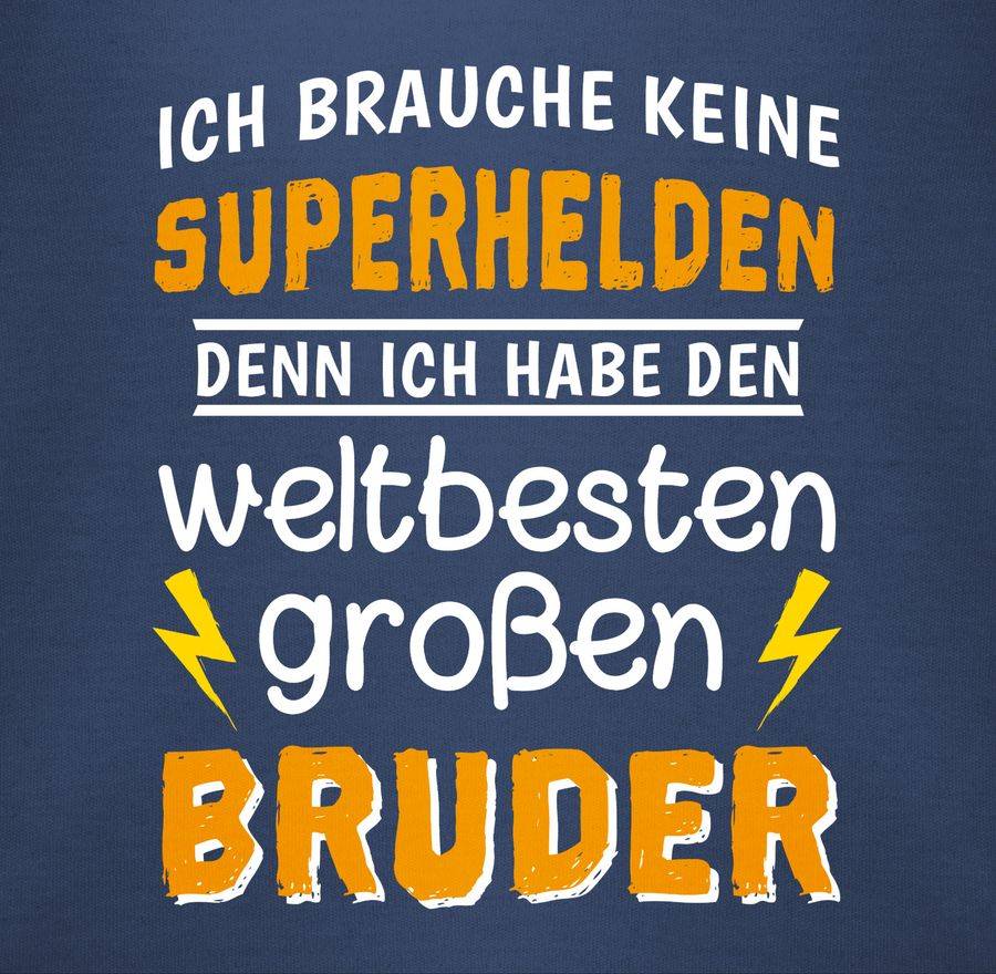 Shirtracer Ich Habe Den Weltbesten Großen Bruder: Tshirt Turnbeutel Shirtracer