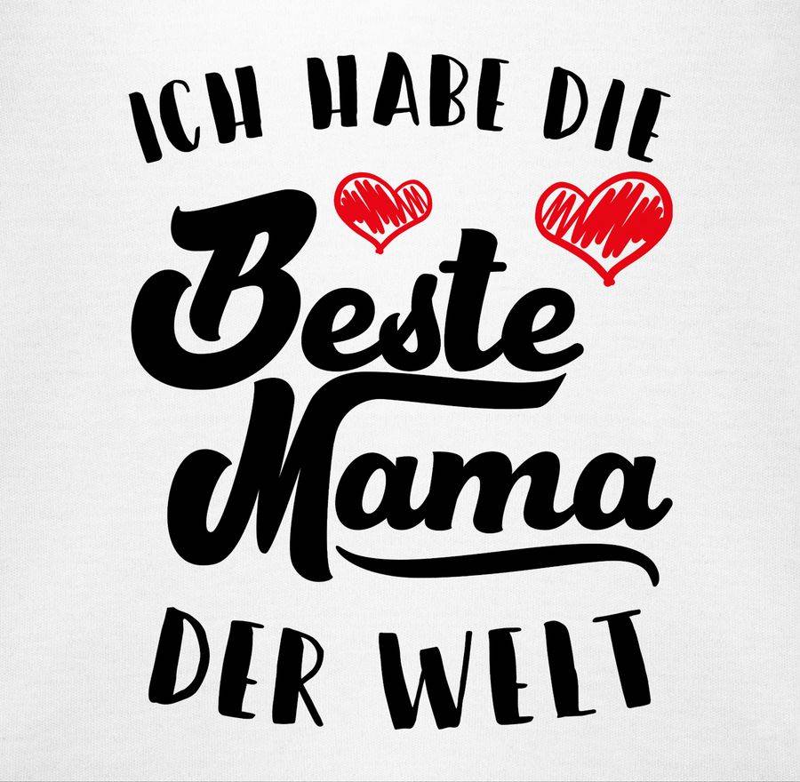 Shirtracer Ich Habe Die Beste Mama Der Welt: T-Shirt Turnbeutel Shirtracer