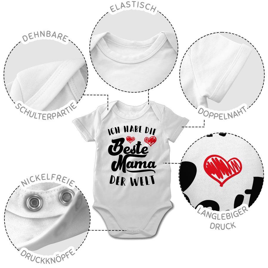 Shirtracer Ich Habe Die Beste Mama Der Welt: T-Shirt Turnbeutel Shirtracer