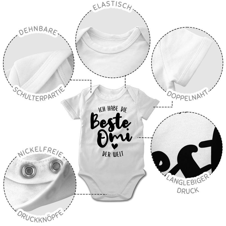 Shirtracer Ich Habe Die Beste Omi Der Welt Schwarz: T-Shirt Gym Bag Shirtracer