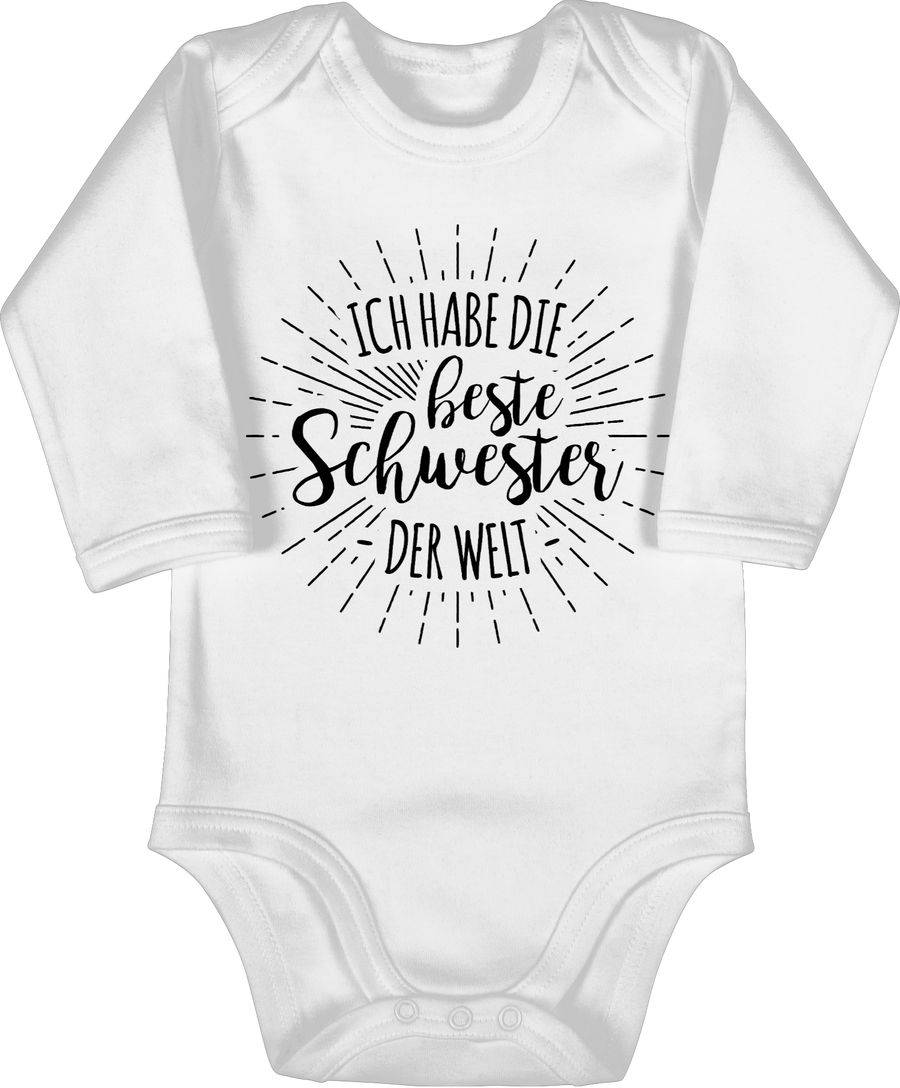 Shirtracer Ich Habe Die Beste Schwester Der Welt: Tshirt Turnbeutel Shirtracer