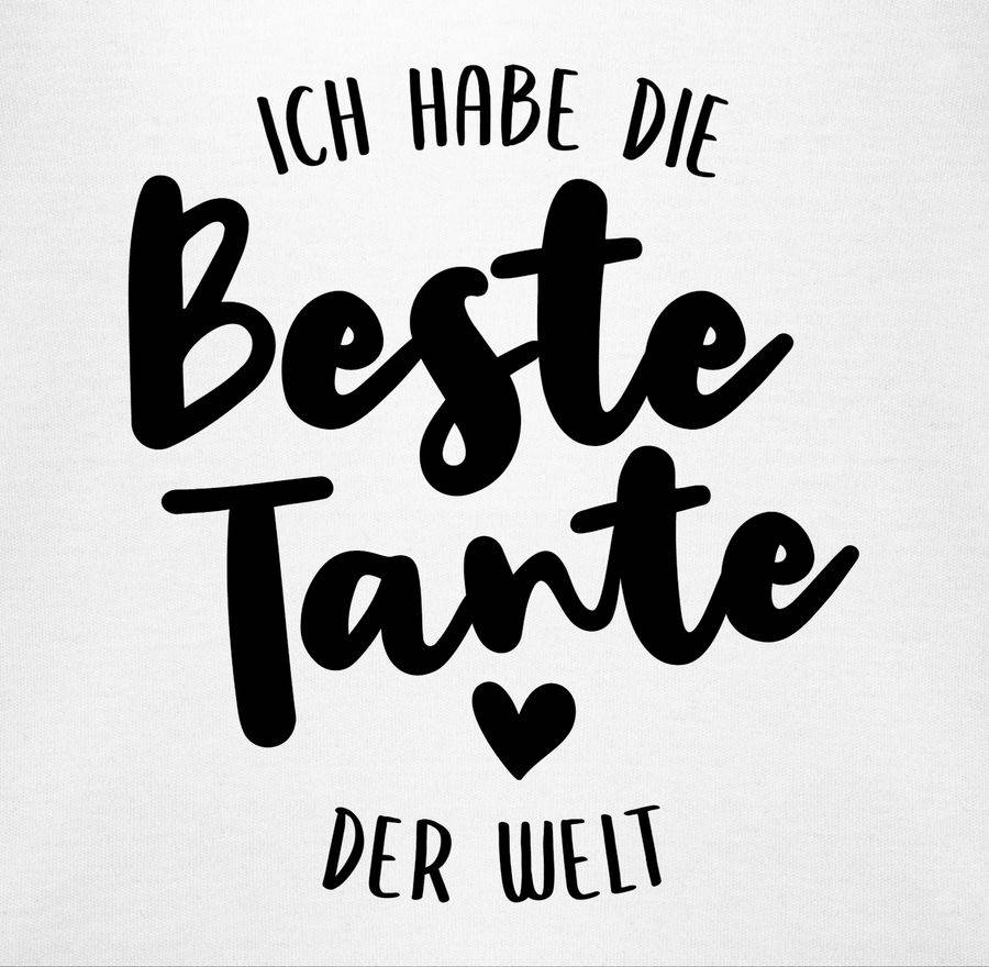 Shirtracer Ich Habe Die Beste Tante Der Welt Schwarz Shirts & Mehr Shirtracer