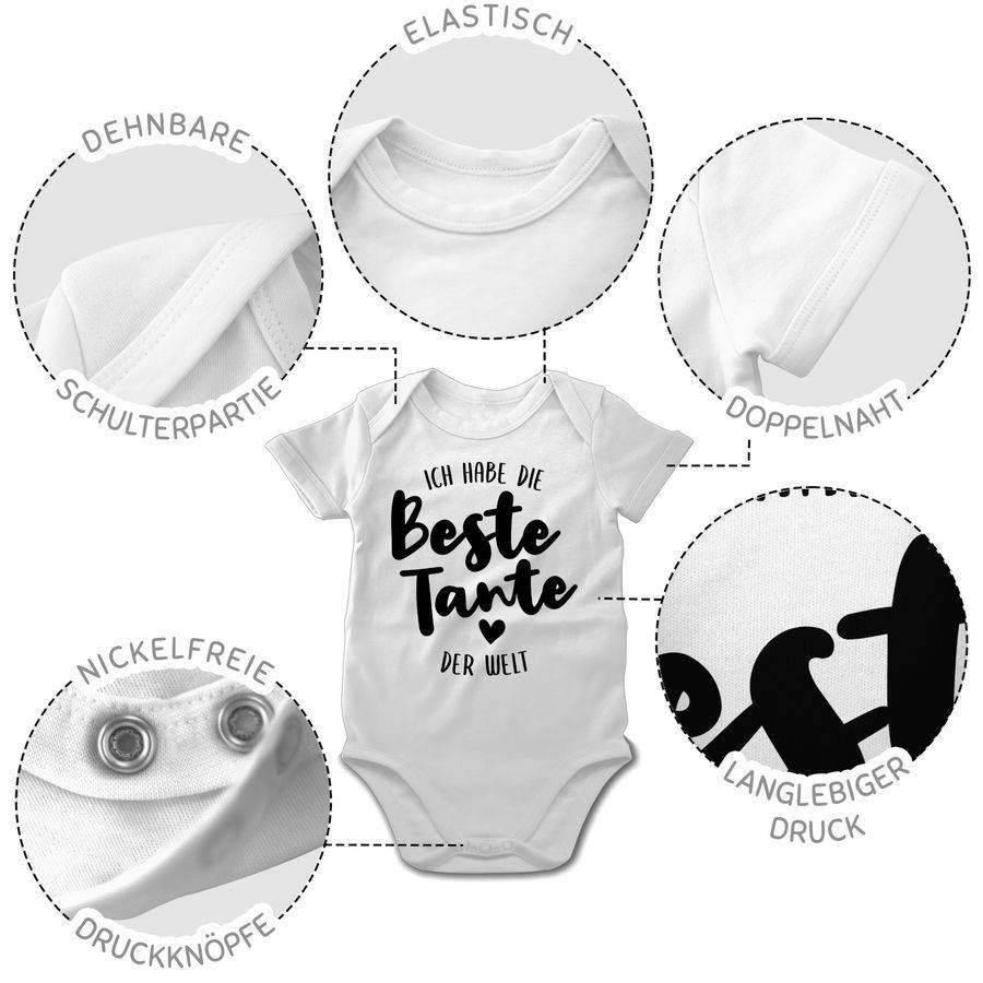 Shirtracer Ich Habe Die Beste Tante Der Welt Schwarz Shirts & Mehr Shirtracer