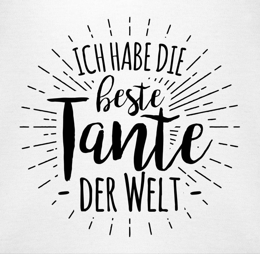 Shirtracer Ich Habe Die Beste Tante Der Welt: Tshirt Rucksack Shirtracer