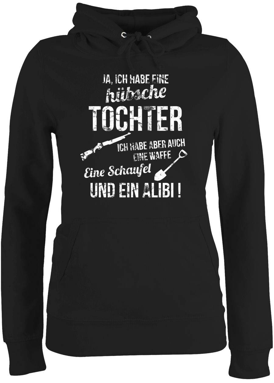 Shirtracer Ich habe eine hübsche Tochter: Tshirt Turnbeutel Shirtracer