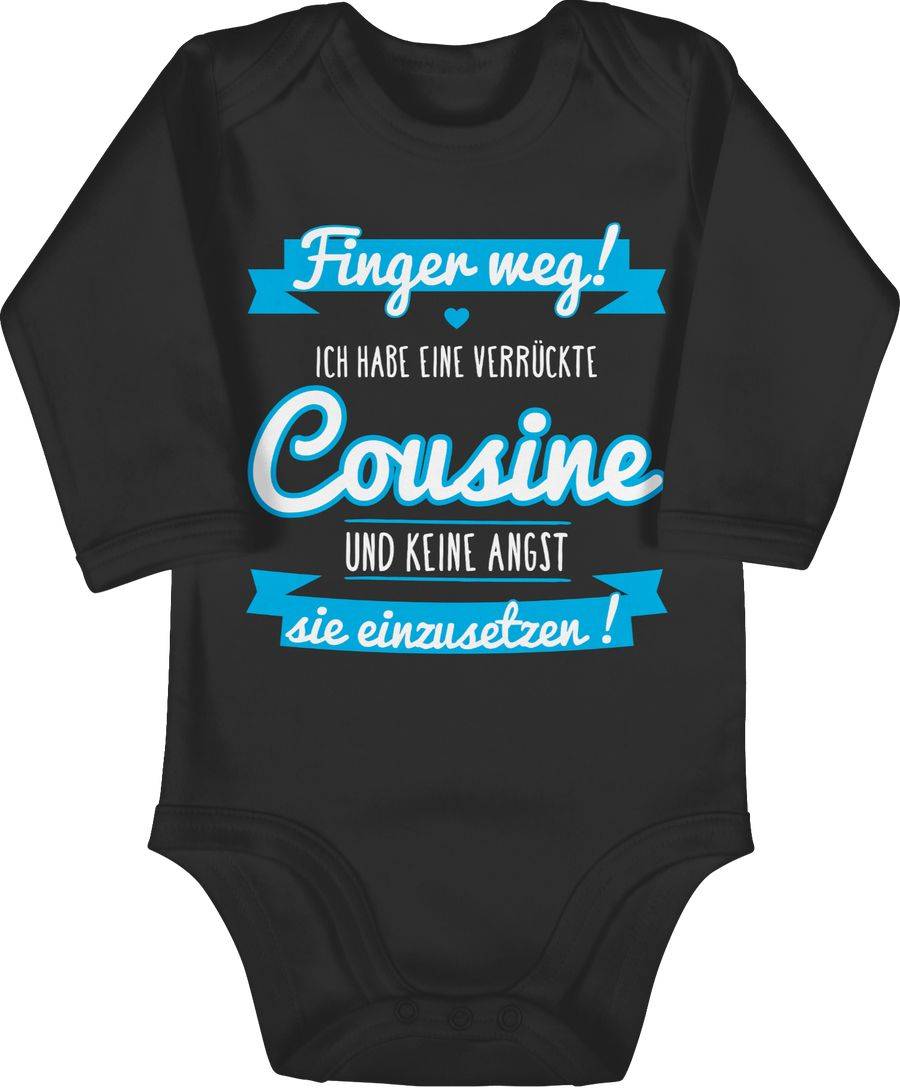 Shirtracer Ich habe eine verrückte Cousine blau: T-Shirt Gym Bag Shirtracer