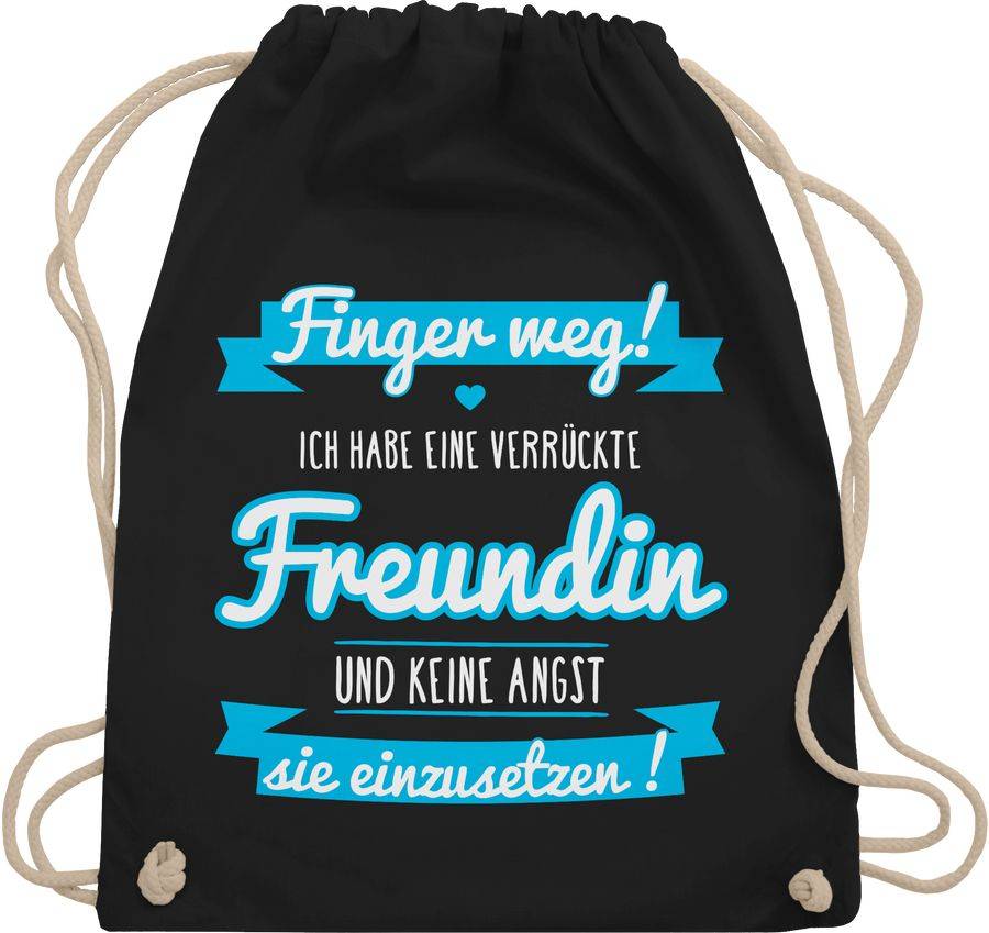 Shirtracer Ich habe eine verrückte Freundin blau Shirts & Mehr Shirtracer