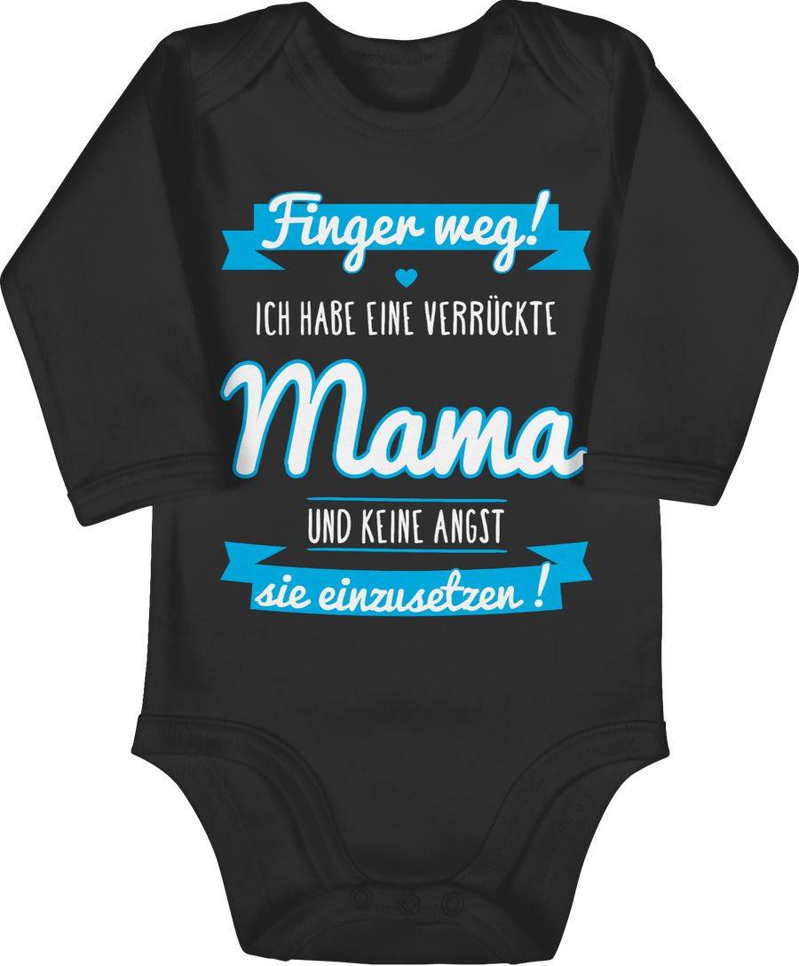 Shirtracer ich habe eine verrückte Mama blau Shirts & Mehr Shirtracer