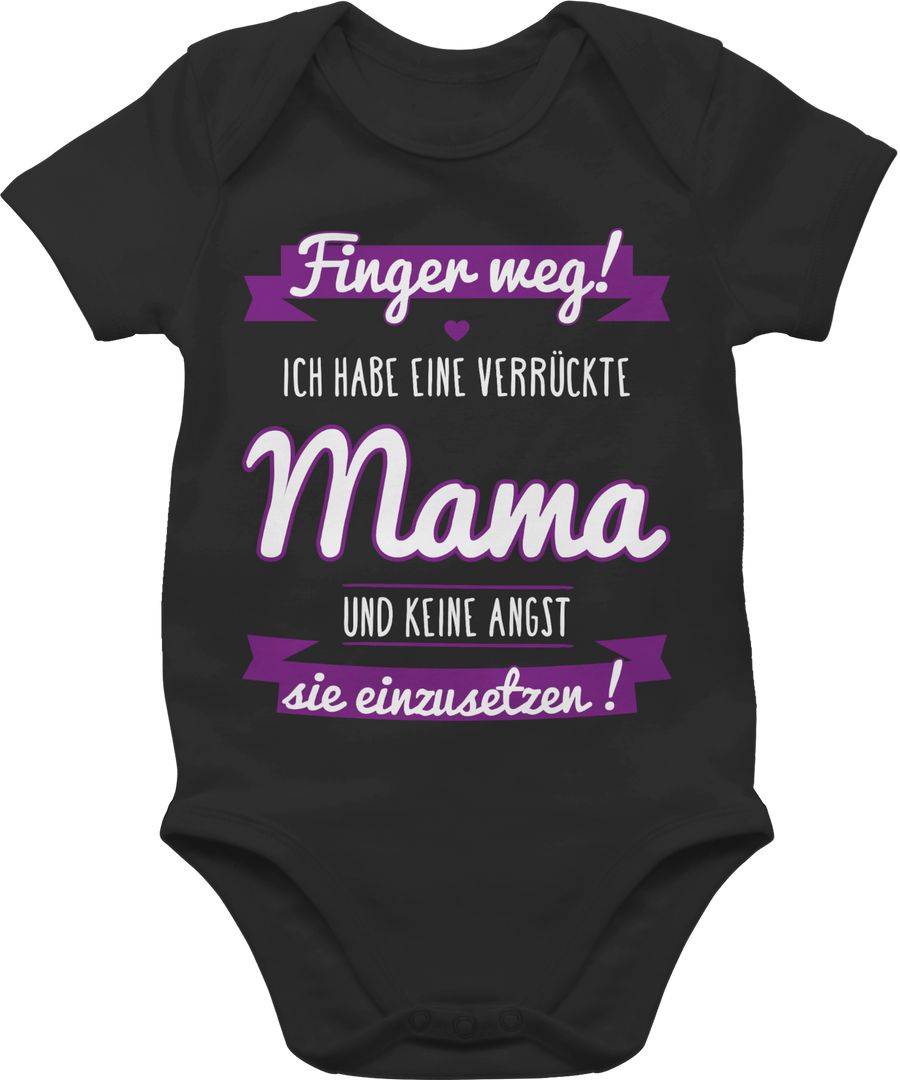 Shirtracer Ich habe eine verrückte Mama lila Shirts & Mehr Shirtracer