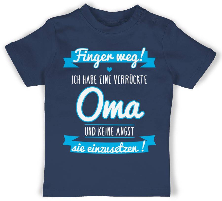 Shirtracer Ich habe eine verrückte Oma blau Shirts & Mehr Shirtracer