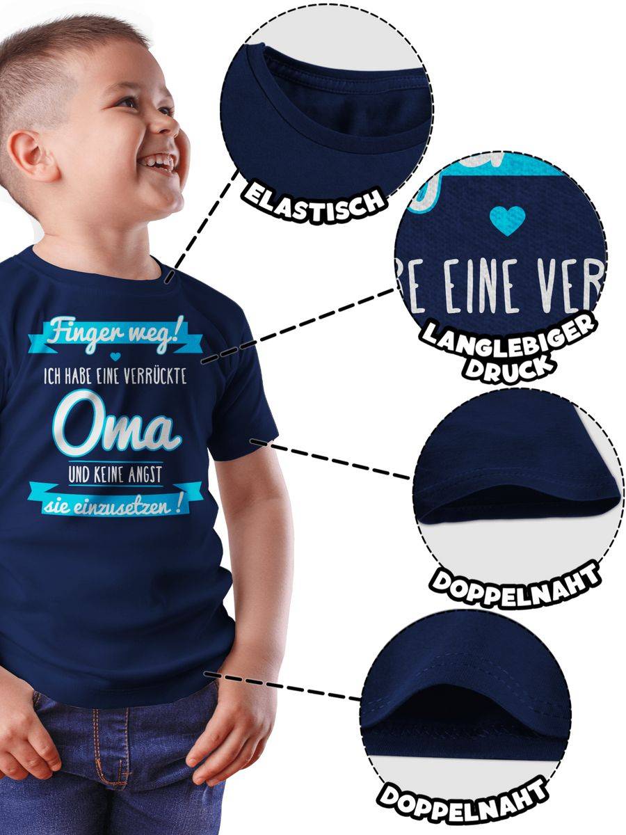 Shirtracer Ich Habe Eine Verrückte Oma Blau Shirts & Mehr Shirtracer