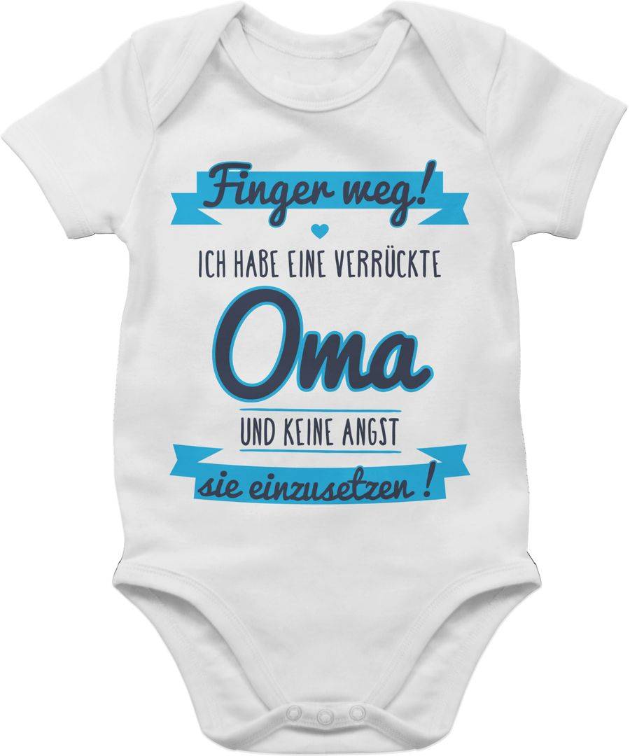 Shirtracer Ich Habe eine verrückte Oma grau/hellblau Shirts & Mehr Shirtracer