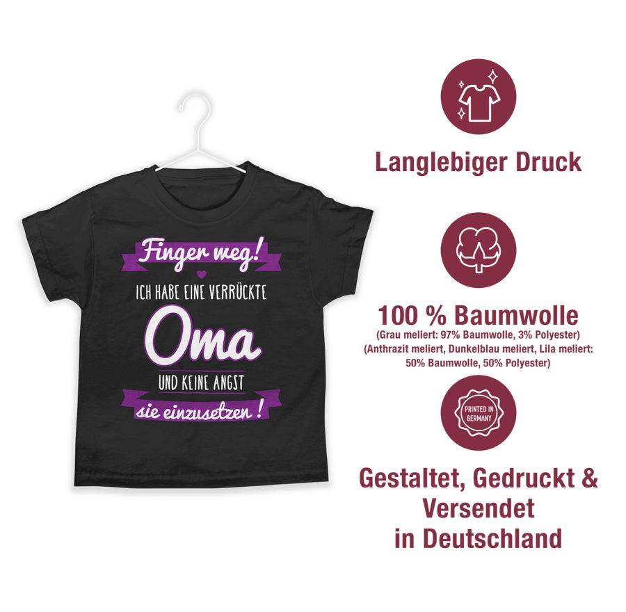 Shirtracer Ich Habe Eine Verrückte Oma Lila Shirts & Mehr Shirtracer