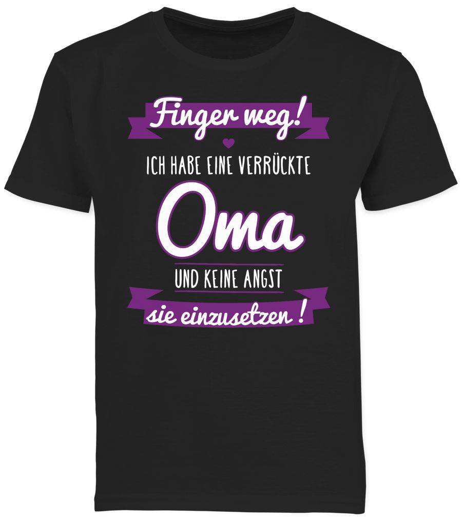Shirtracer Ich habe eine verrückte Oma Lila Shirts & Mehr Shirtracer
