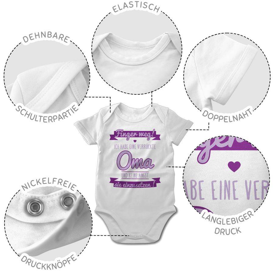 Shirtracer Ich Habe Eine Verrückte Oma-lila Shirts & Mehr Shirtracer