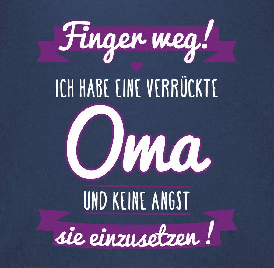 Shirtracer Ich Habe Eine Verrückte Oma Lila Shirts & Mehr Shirtracer
