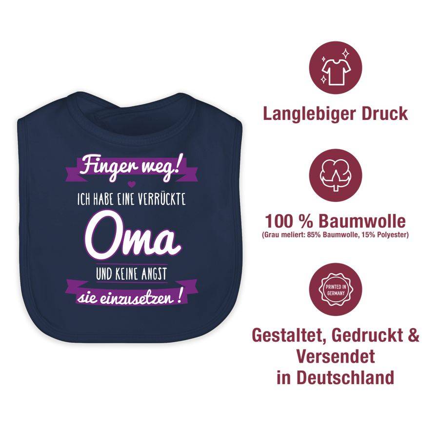 Shirtracer Ich Habe Eine Verrückte Oma Lila Shirts & Mehr Shirtracer