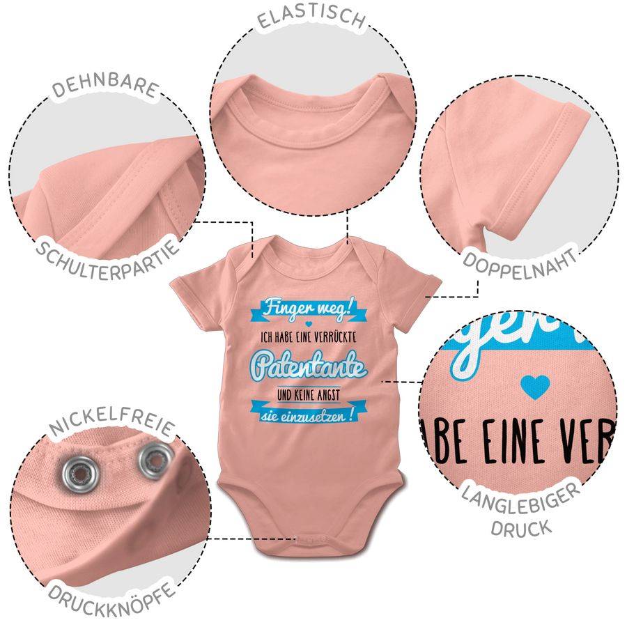 Shirtracer Ich Habe Eine Verrückte Patentante - Blau/schwarz Shirts & Mehr Shirtracer