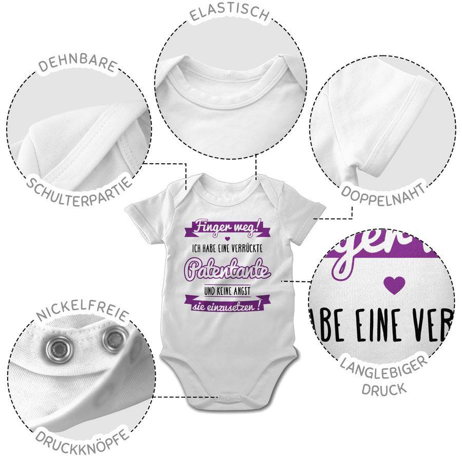 Shirtracer Ich Habe Eine Verrückte Patentante - Schwarz Shirts & Mehr Shirtracer