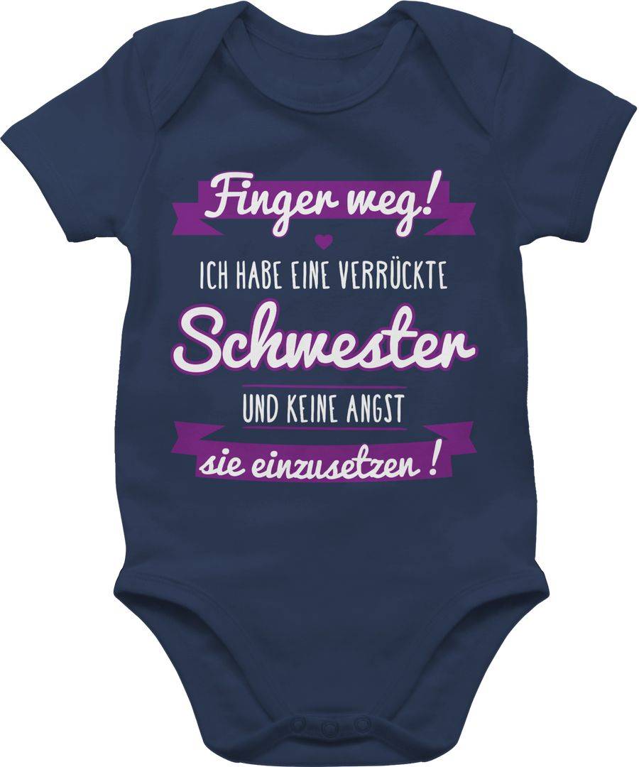 Shirtracer Ich habe eine verrückte Schwester Lila Shirts & Mehr Shirtracer