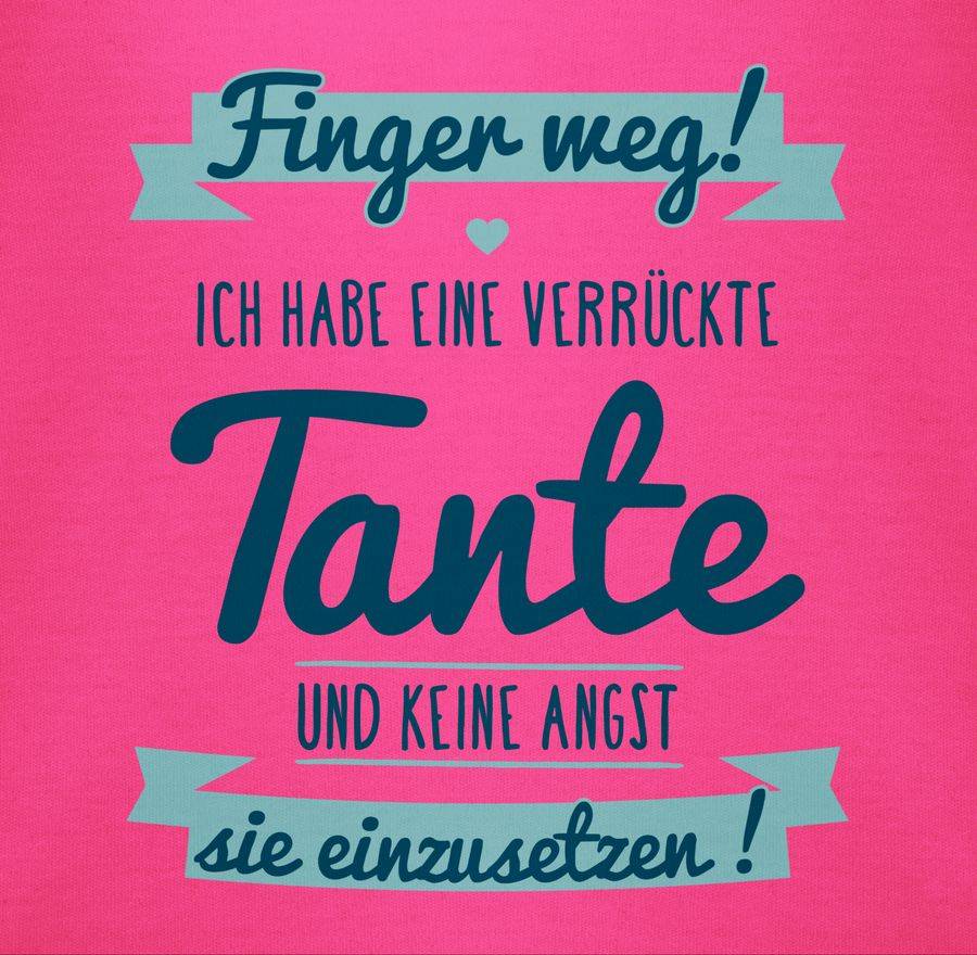 Shirtracer Ich Habe Eine Verrückte Tante Grau/Schwarz: T-Shirt Gym Bag Shirtracer