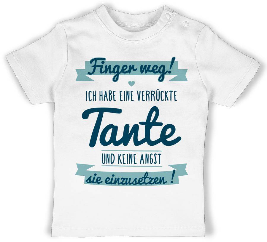 Shirtracer Ich habe eine verrückte Tante grau/Schwarz: T-Shirt Gym Bag Shirtracer
