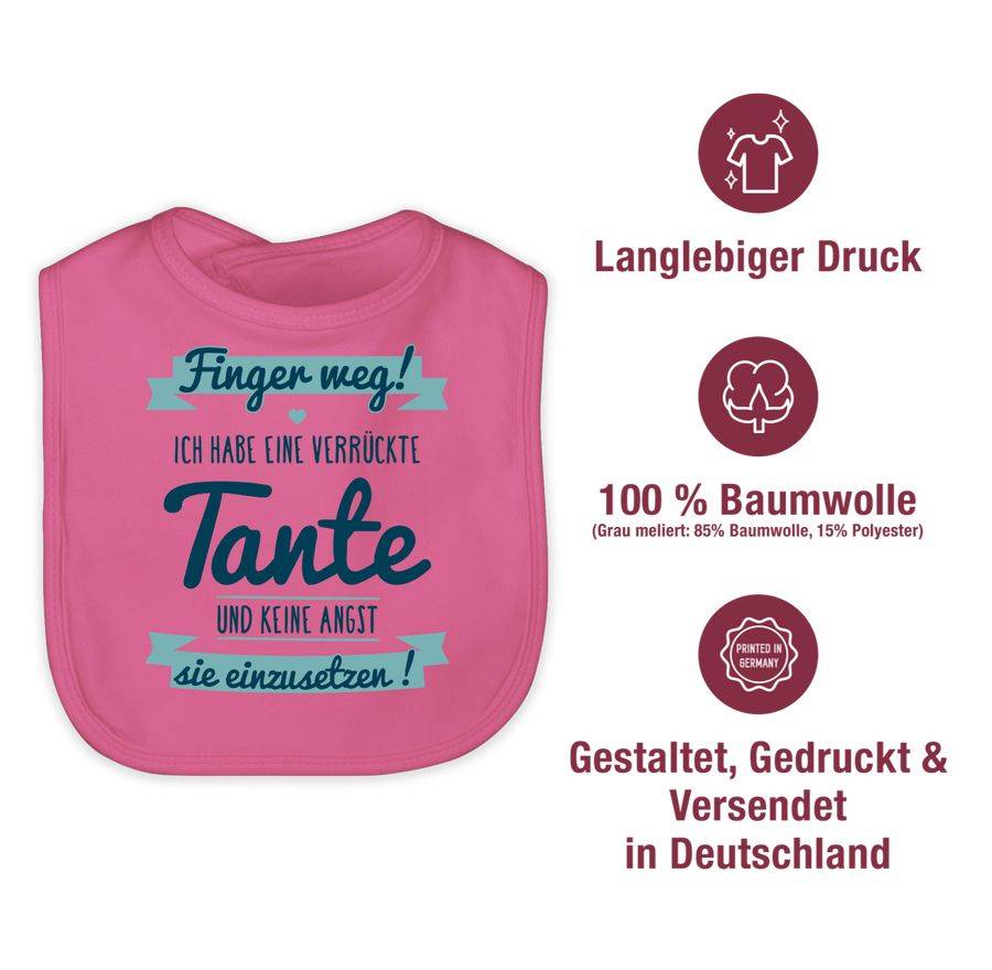 Shirtracer Ich Habe Eine Verrückte Tante Grau/Schwarz: T-Shirt Gym Bag Shirtracer