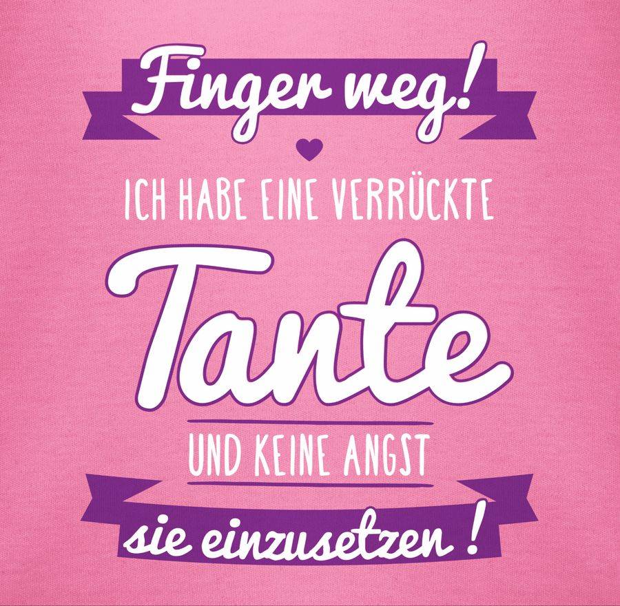 Shirtracer Ich Habe Eine Verrückte Tante Lila: T-Shirt Gym Bag Shirtracer