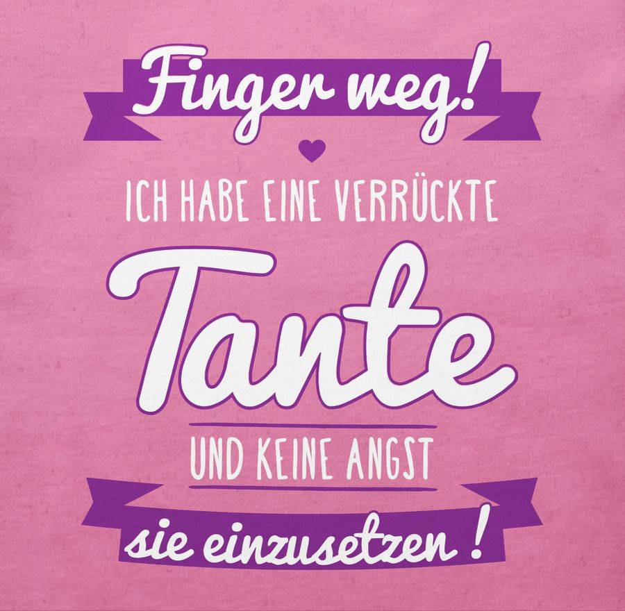 Shirtracer Ich Habe Eine Verrückte Tante Lila: T-Shirt Gym Bag Shirtracer