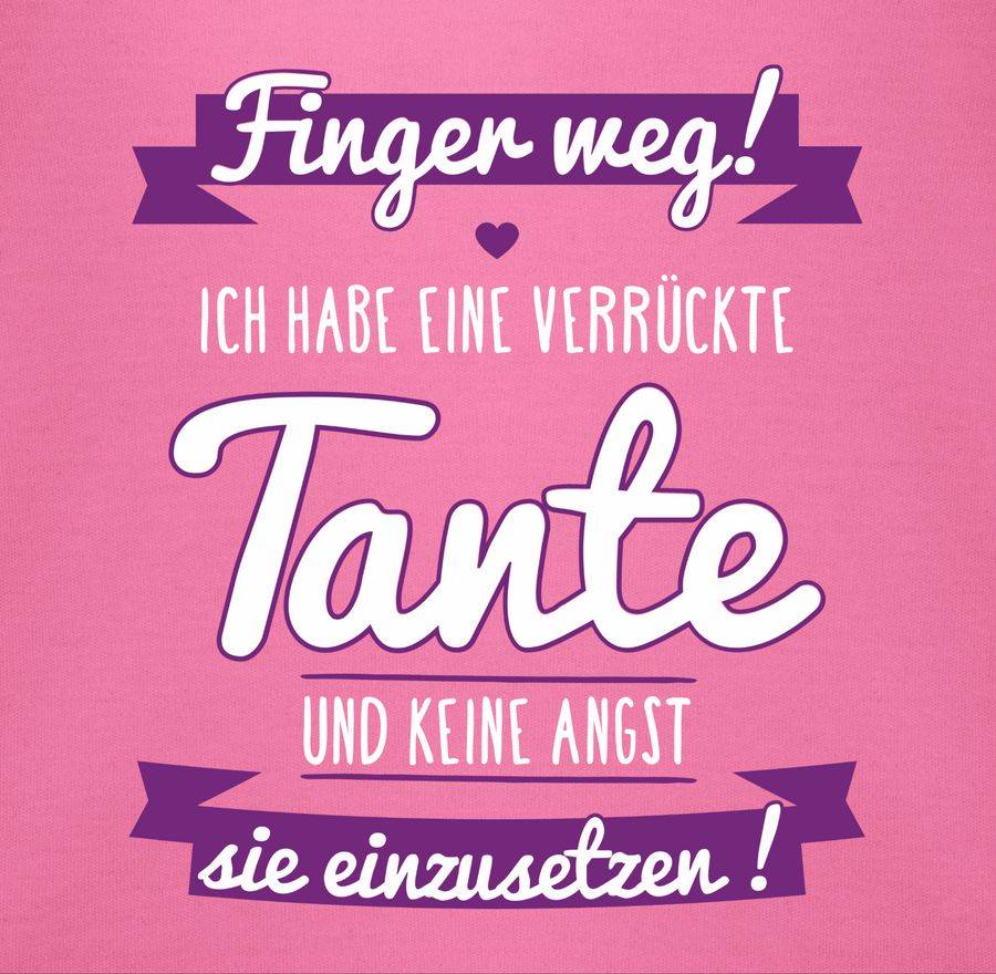 Shirtracer Ich Habe Eine Verrückte Tante Lila: T-Shirt Gym Bag Shirtracer