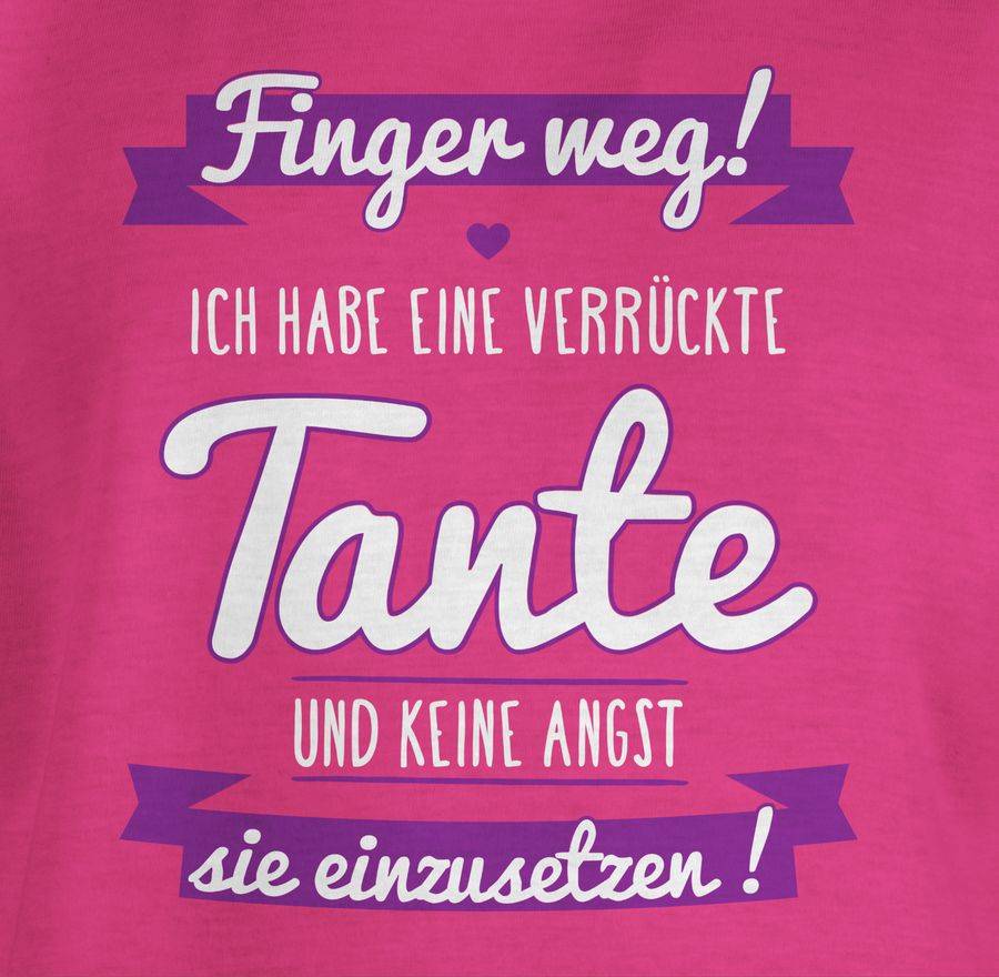 Shirtracer Ich Habe Eine Verrückte Tante Lila: T-Shirt Gym Bag Shirtracer