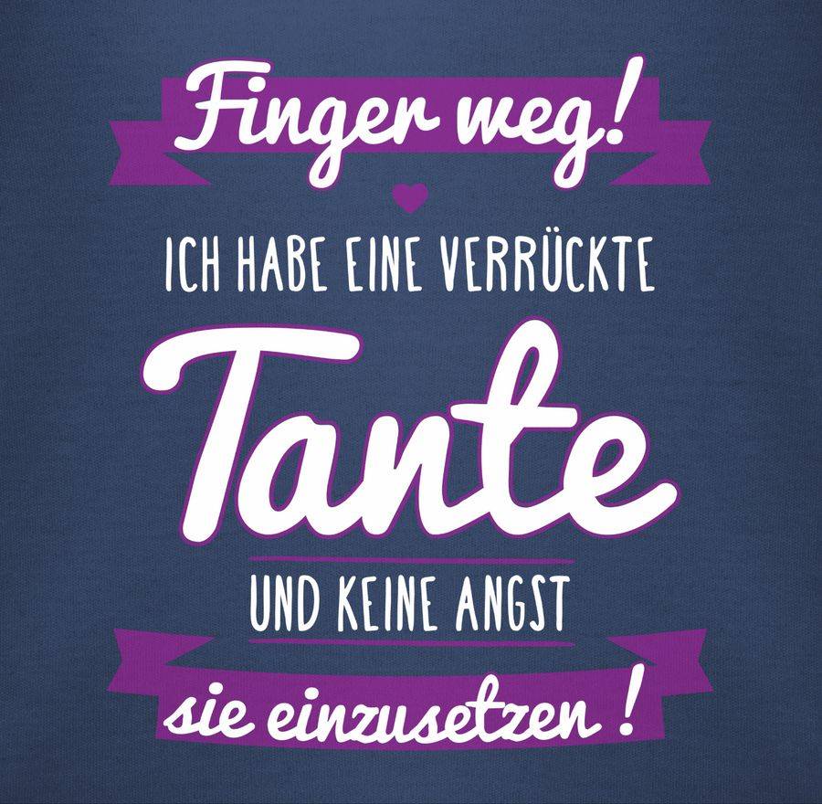 Shirtracer Ich Habe Eine Verrückte Tante Lila: T-Shirt Gym Bag Shirtracer