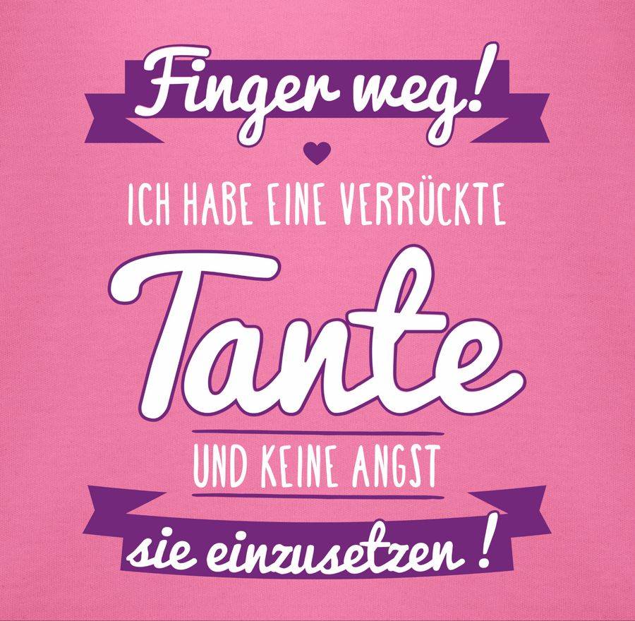 Shirtracer Ich Habe Eine Verrückte Tante Lila: T-Shirt Gym Bag Shirtracer