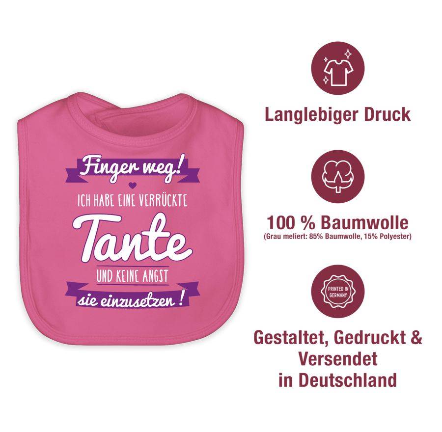 Shirtracer Ich Habe Eine Verrückte Tante Lila: T-Shirt Gym Bag Shirtracer