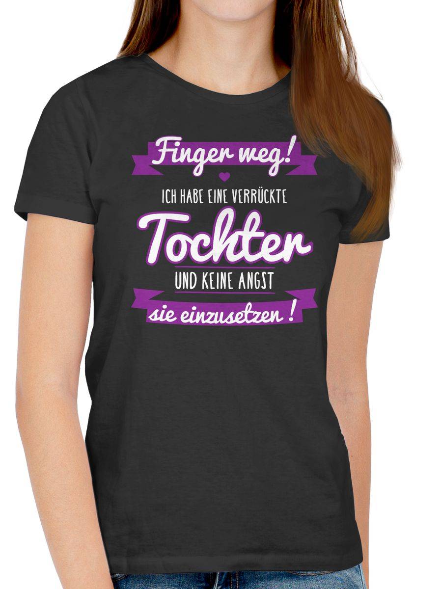 Shirtracer Ich Habe Eine Verrückte Tochter Lila Shirts & Mehr Shirtracer