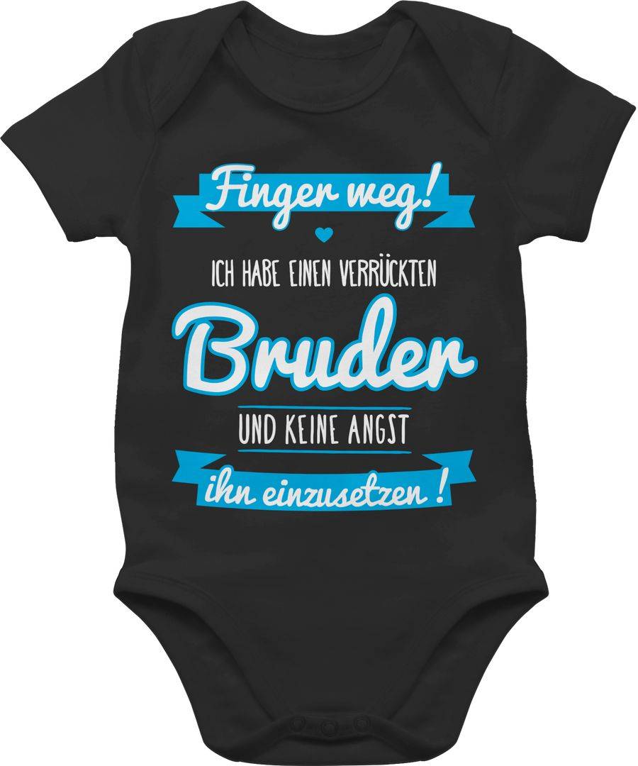 Shirtracer Ich habe einen verrückten Bruder blau Shirts & Mehr Shirtracer