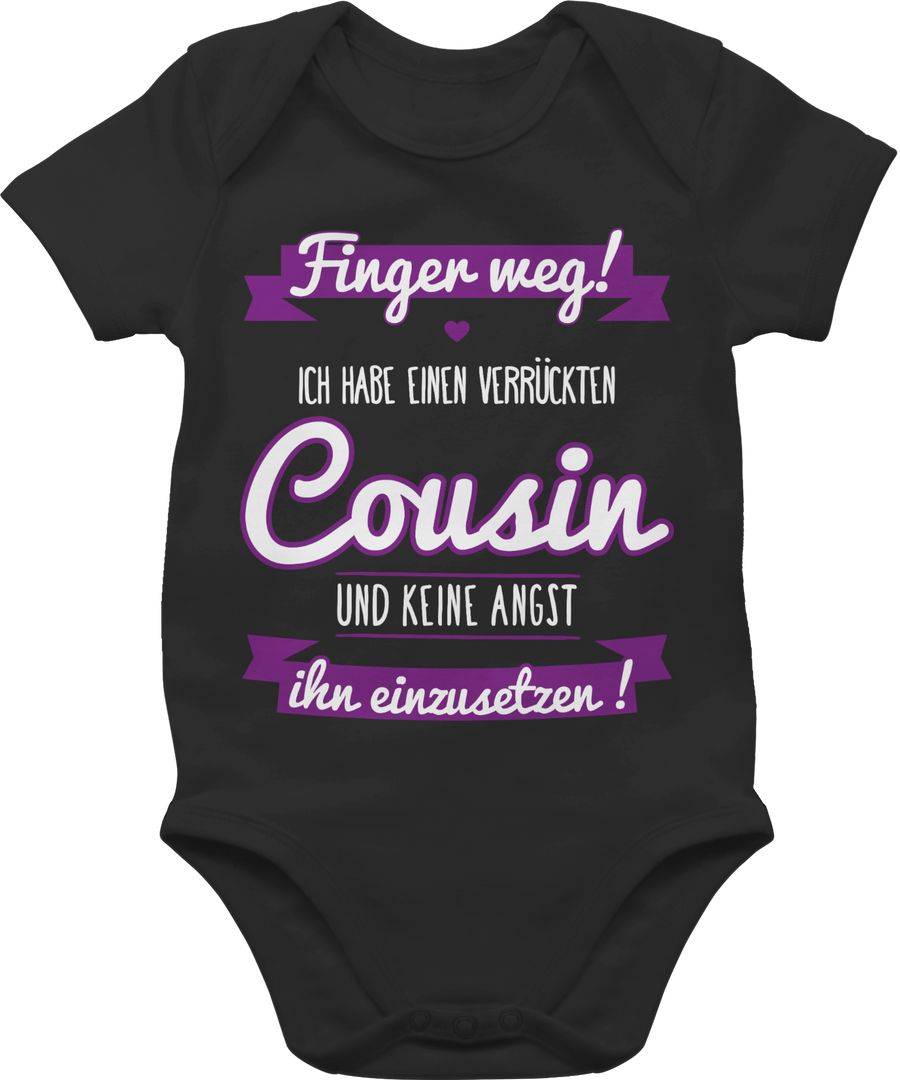 Shirtracer Ich habe einen verrückten Cousin lila Shirts & Mehr Shirtracer