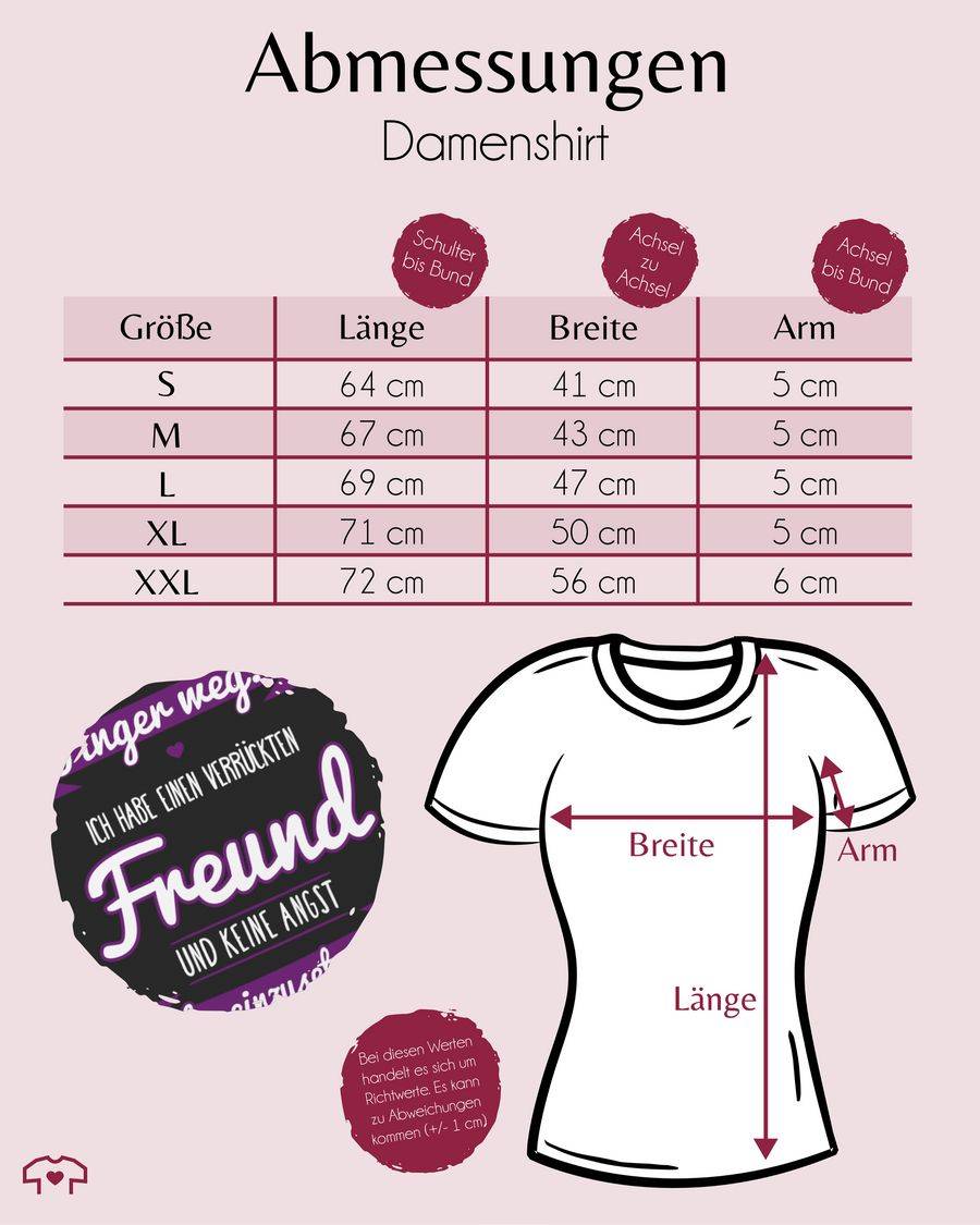 Shirtracer Ich Habe Einen Verrückten Freund Lila: Tshirt Gym Bag Shirtracer